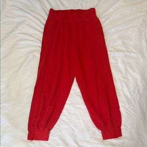 FP Movement by Free People Red Track Pants